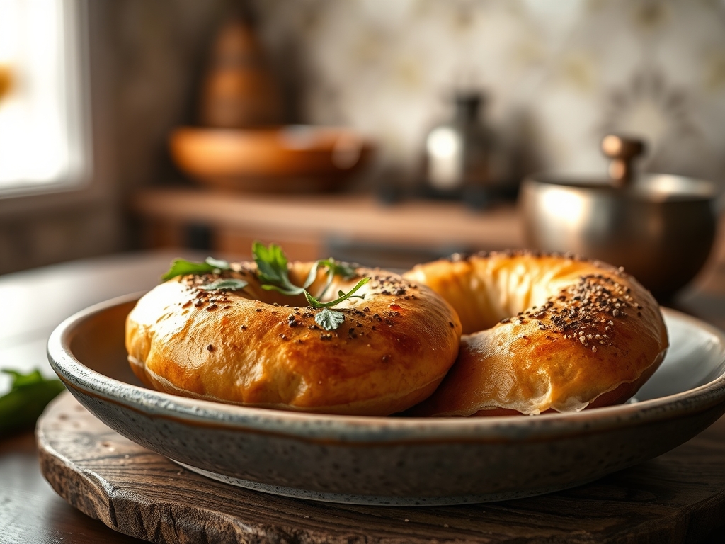 Bagels hechos en casa