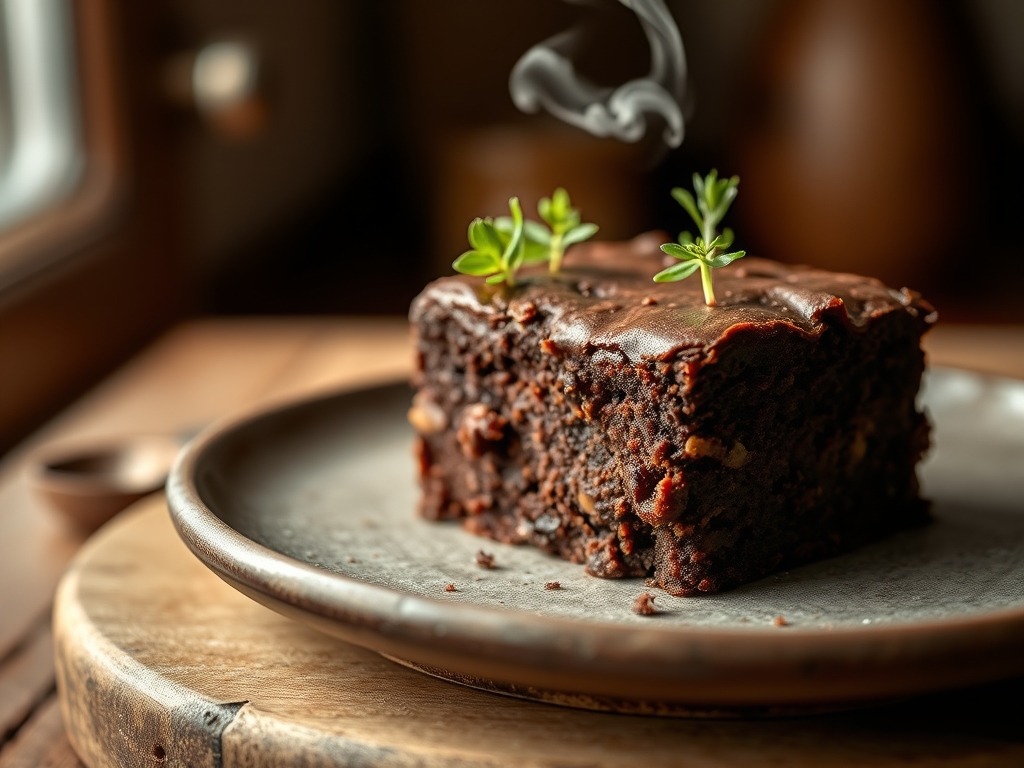 Brownie de chocolate meloso