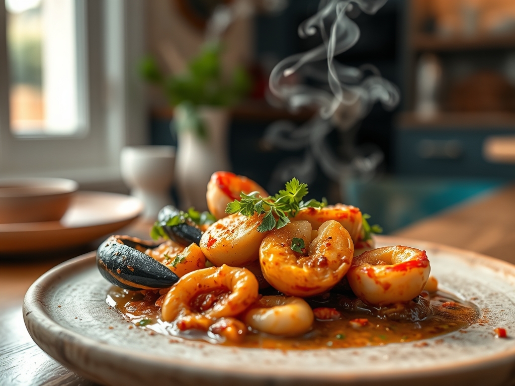 Cocción de mariscos