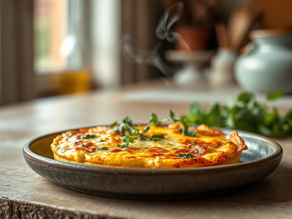 Frittata de espinacas