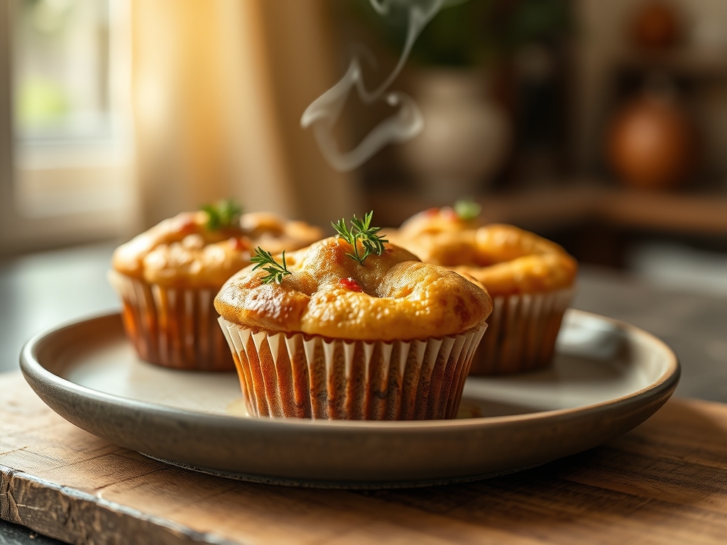 Muffins de arándanos