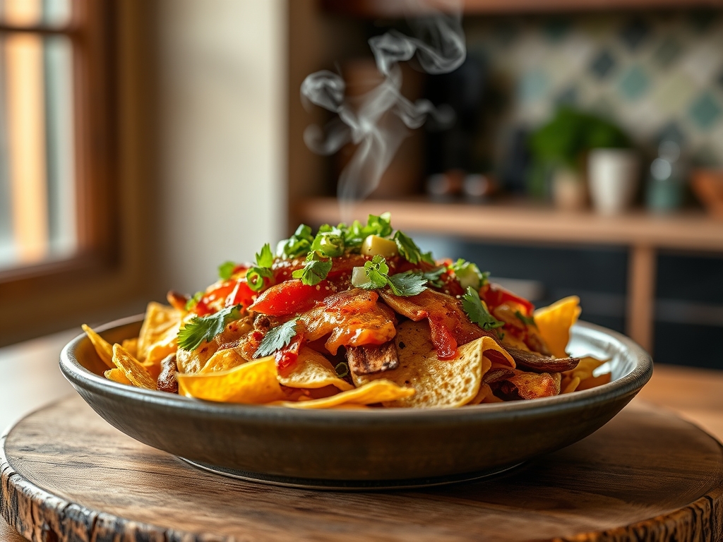 Nachos con todo