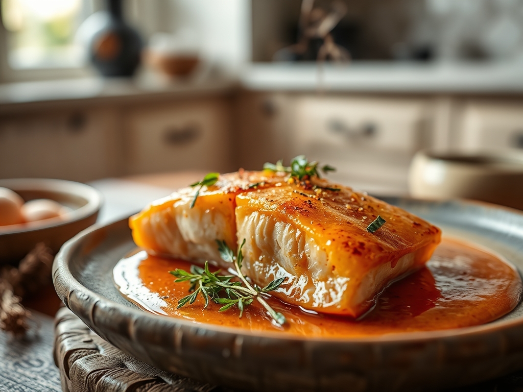 Salmón a la naranja