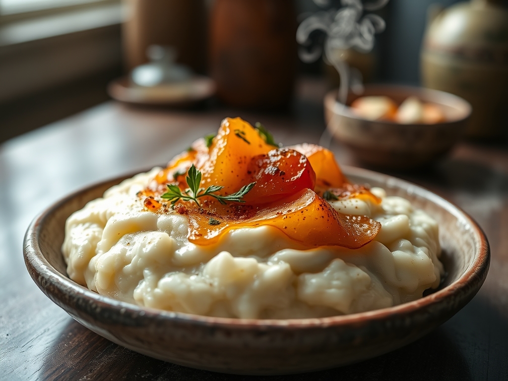 Arroz con leche cremoso