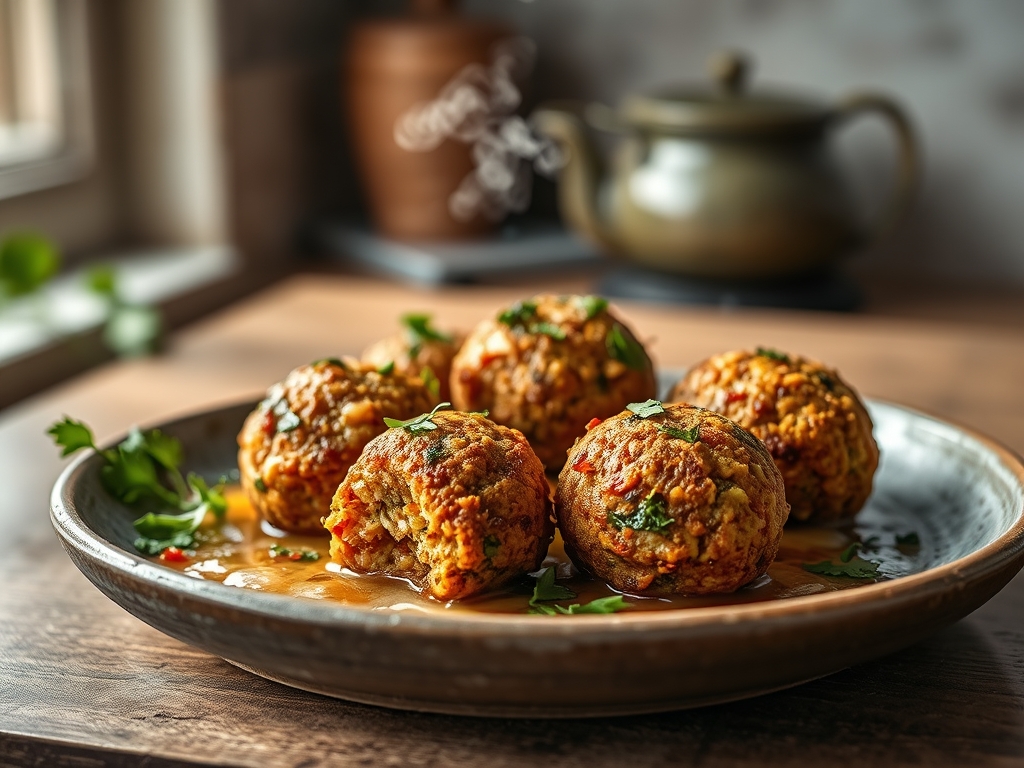 Falafel al horno saludable