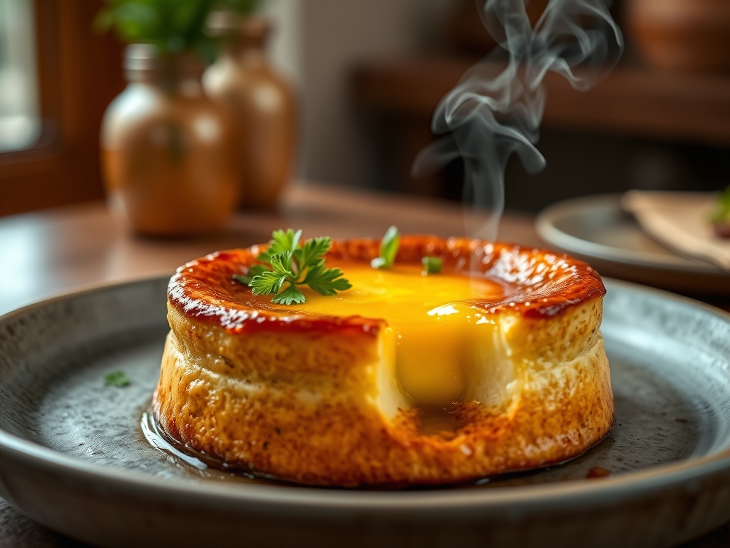 Flan de huevo casero