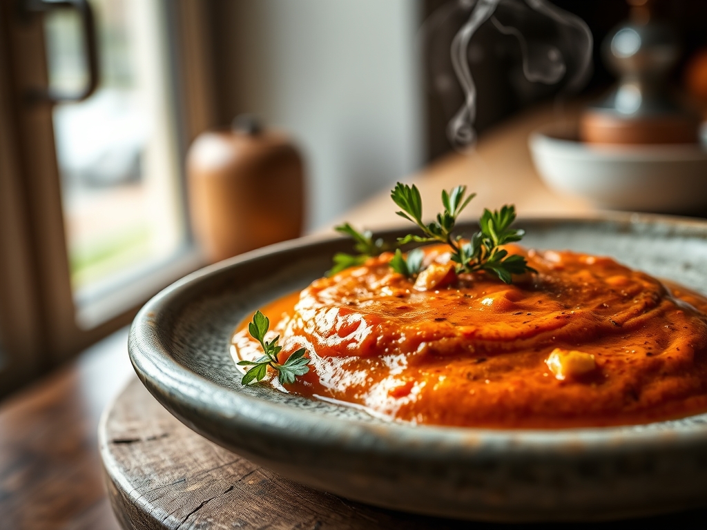 Gazpacho andaluz fresco