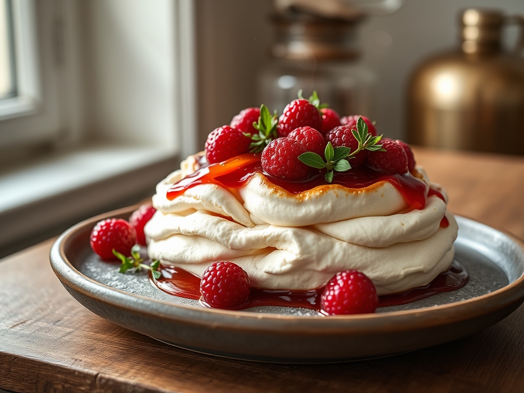 Pavlova de frutos rojos
