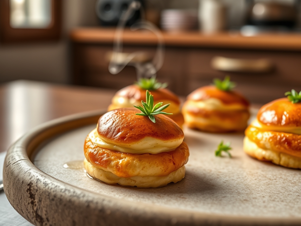 Profiteroles de nata
