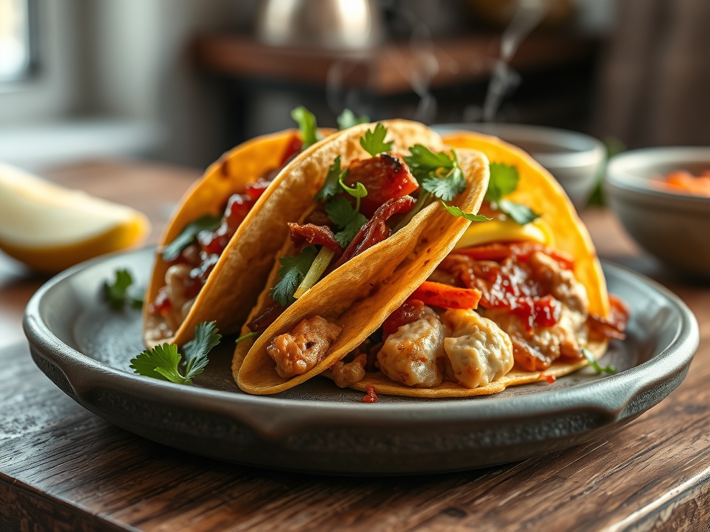 Tacos de lechuga sanos